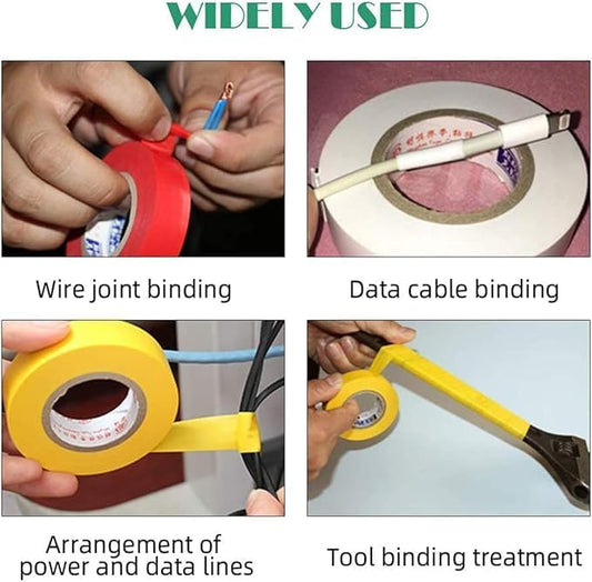 Insulation Tape – 10PCS High-Quality Electrical PVC Tape for Wiring, Repair & Protection
