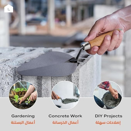 Mason Trowel 4" (12pcs)– Durable Bricklaying & Plastering Tool for Construction 12PCS