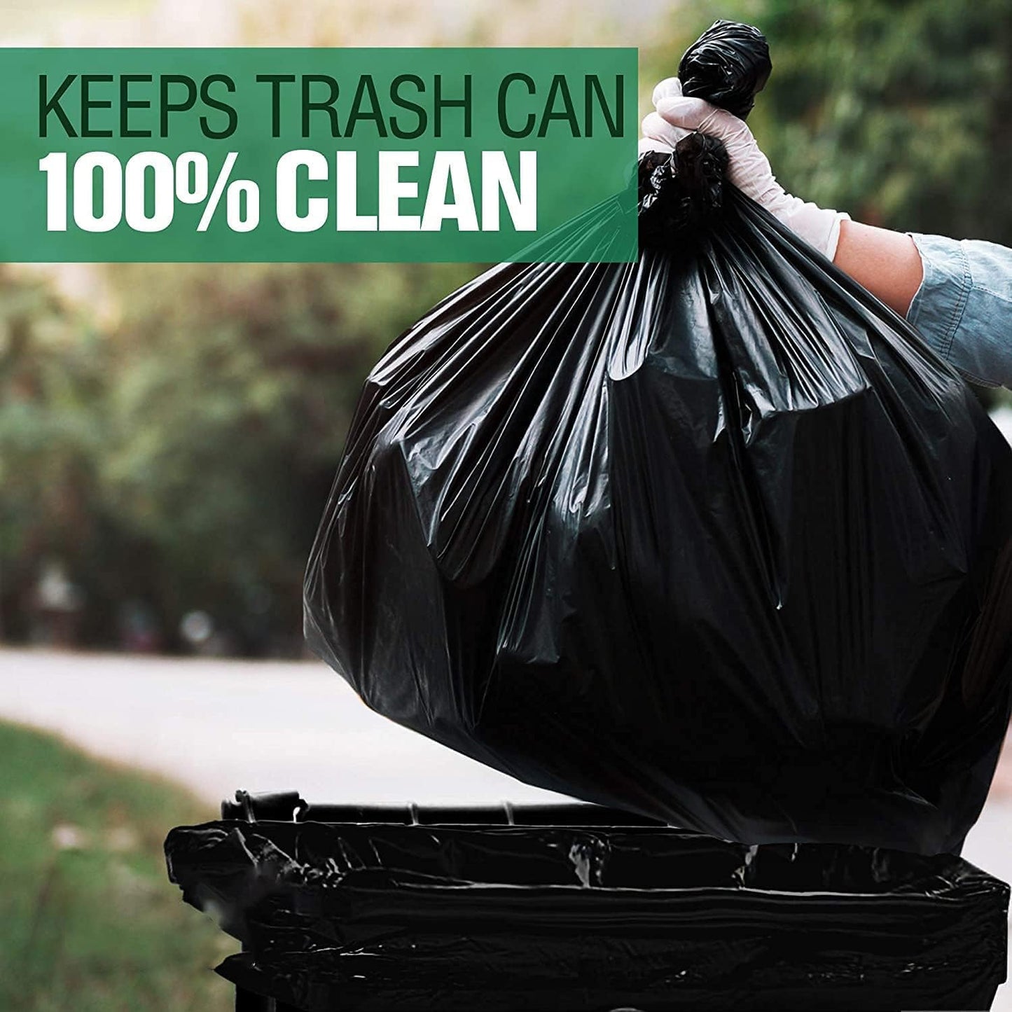 Garbage Bag 95 x 120 cm – (84pcs)Heavy-Duty 14kg Trash & Waste Disposal Bag