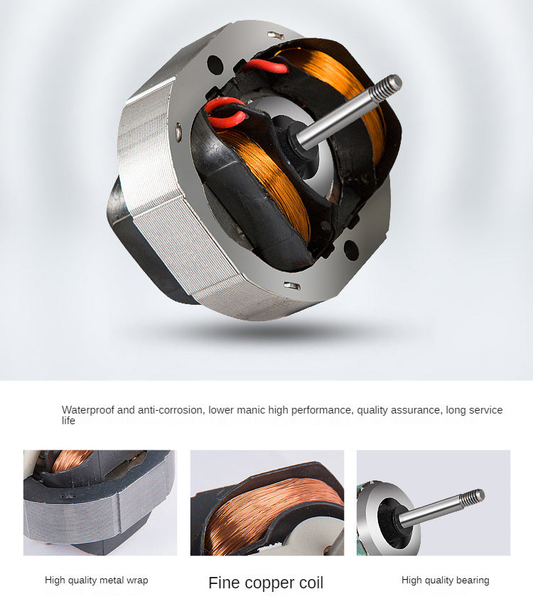 Exhaust Fan 6 Inch – High-Speed Ventilation Fan for Kitchen, Bathroom & Office Air Circulation