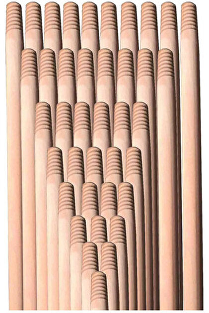 Broom Stick –(10pcs) Durable Wooden Handle for Floor Cleaning, Sweeping & Mopping