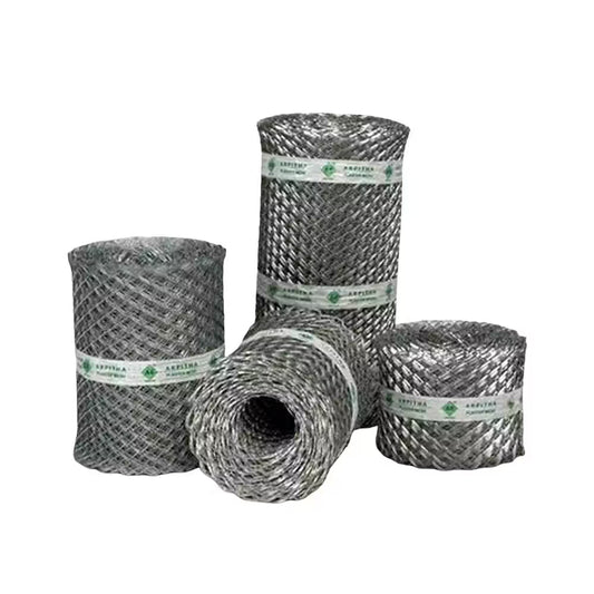 GI Expectant Mesh 10mm x 40mtr – Galvanized Steel Expanded Metal Mesh for Plastering, Fencing & Construction Use