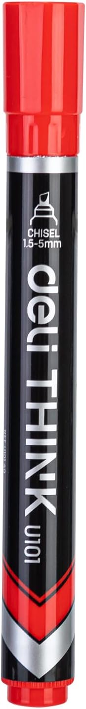 Marker Pen Set(12pcs) – Red, Blue & Black, 3PCS – Permanent & Smooth Writing