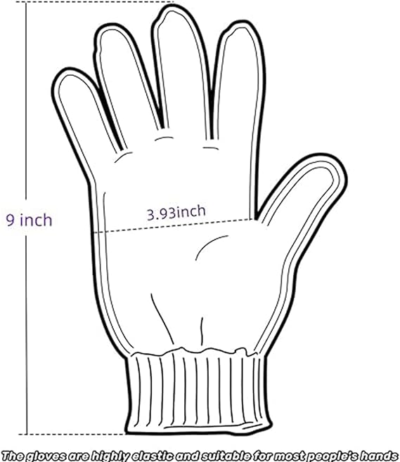 Grip Safety Work Gloves –,Anti-Slip Dotted Cotton Knit Gloves for Construction, Warehouse & Garage Use (Bulk Pack)