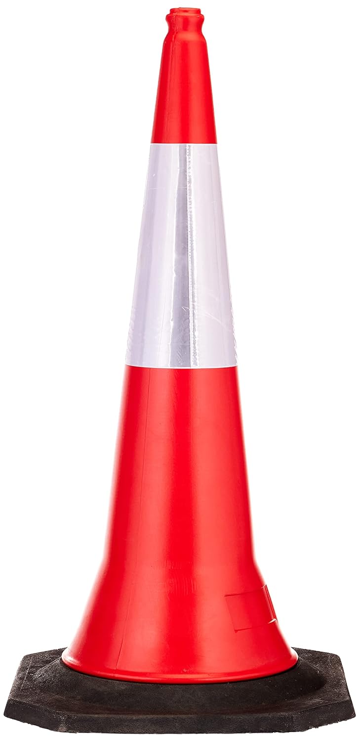 Safety Cone 1 Meter – High Visibility Traffic Cone for Road, Construction & Parking Safety