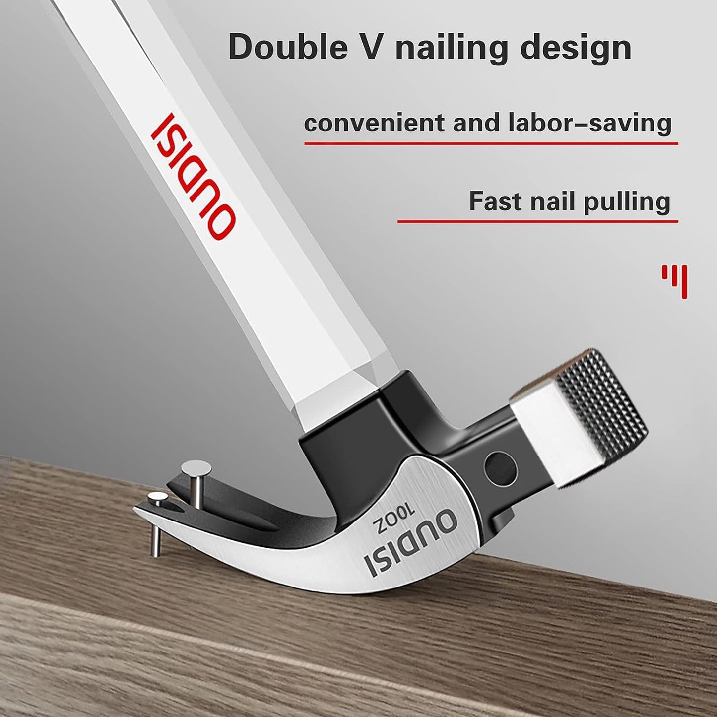 Carpentry Hammer 500g – Durable Steel Head with Wooden Handle for Professional & DIY Use