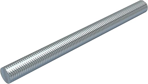GI Threaded Rod 8mm x 2M –[10pcs] Galvanized Iron Fully Threaded Rod for Construction & Industrial Use