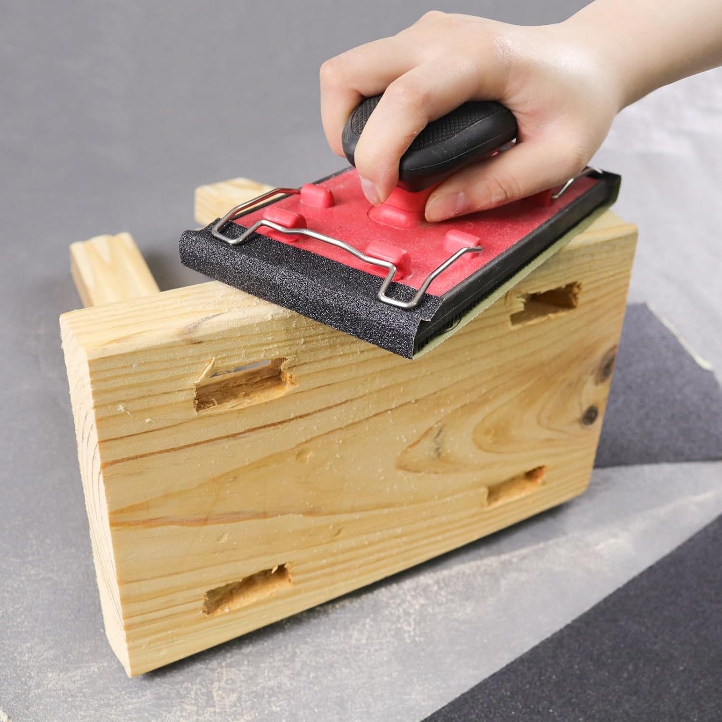 Sandpaper Sheets 9 x 11 Inch,Waterproof Sandpaper Set – 80, 120, 150, 320 Grits | Wet & Dry Abrasive Sheets for Smooth Finishing and Polishing