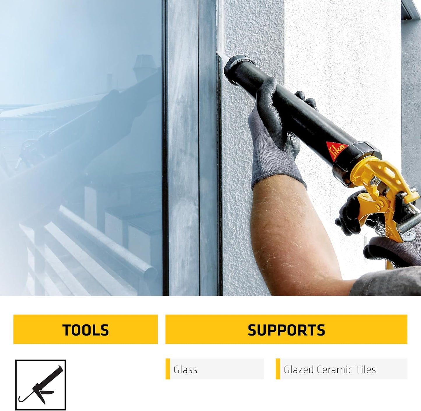 Universal Multipurpose Silicone Sealant – White Acetoxy – For Glazing, Sealing & Weatherproofing Applications