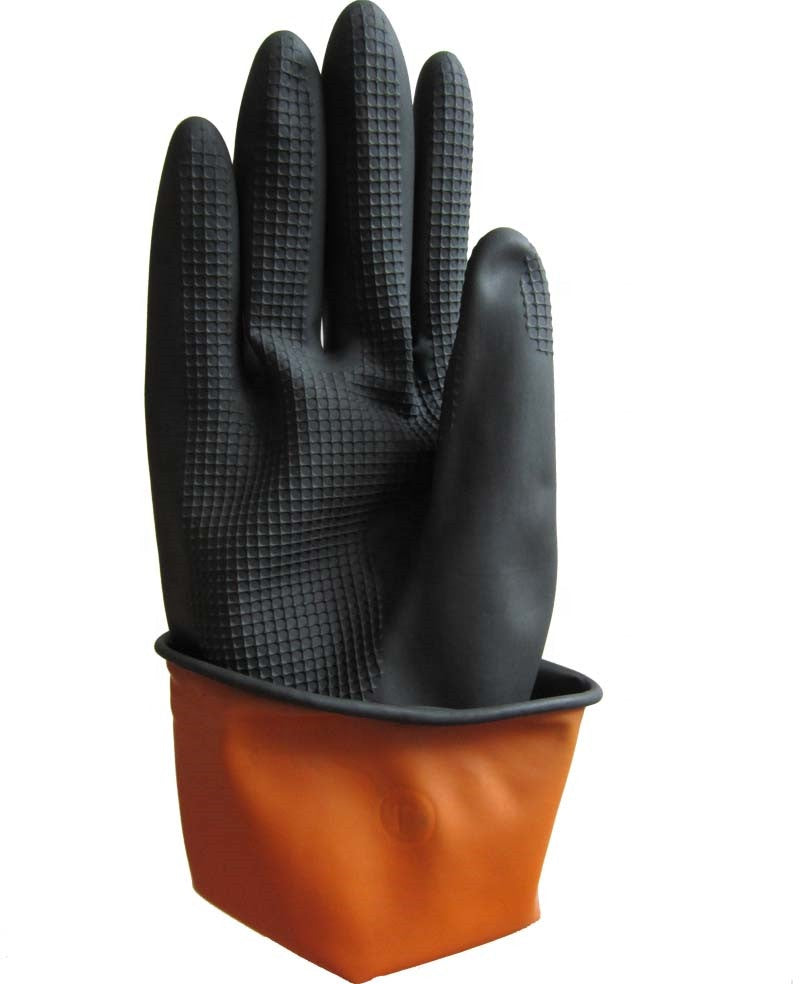 Rubber Hand Gloves – Durable, Waterproof & Reusable Gloves for Cleaning, Kitchen, and Industrial Use