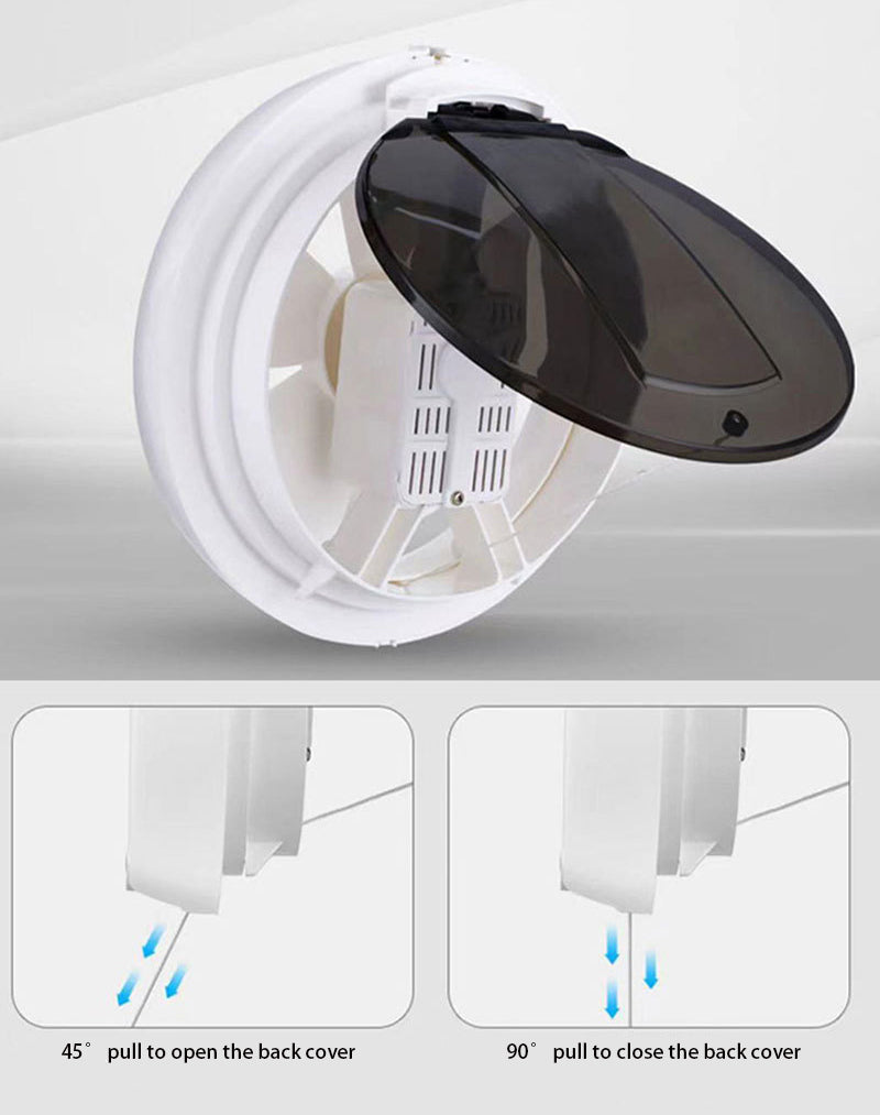 Exhaust Fan 6 Inch – High-Speed Ventilation Fan for Kitchen, Bathroom & Office Air Circulation