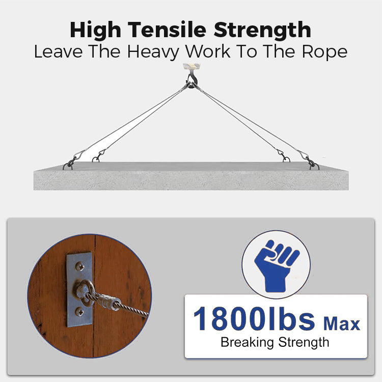 GI Wire Rope 8mm x 80mtr – Heavy-Duty Galvanized Steel Wire Rope for Lifting, Towing & Construction Applications