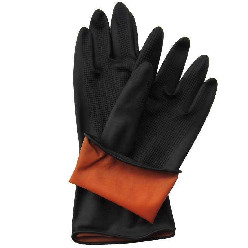 Rubber Hand Gloves – Durable, Waterproof & Reusable Gloves for Cleaning, Kitchen, and Industrial Use