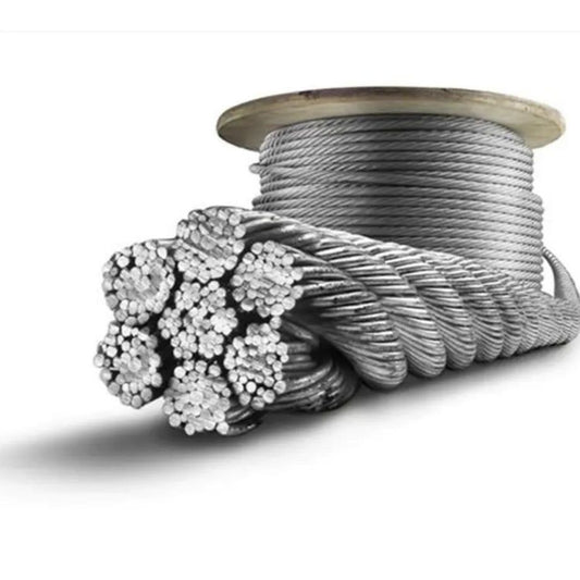 GI Wire Rope 8mm x 80mtr – Heavy-Duty Galvanized Steel Wire Rope for Lifting, Towing & Construction Applications