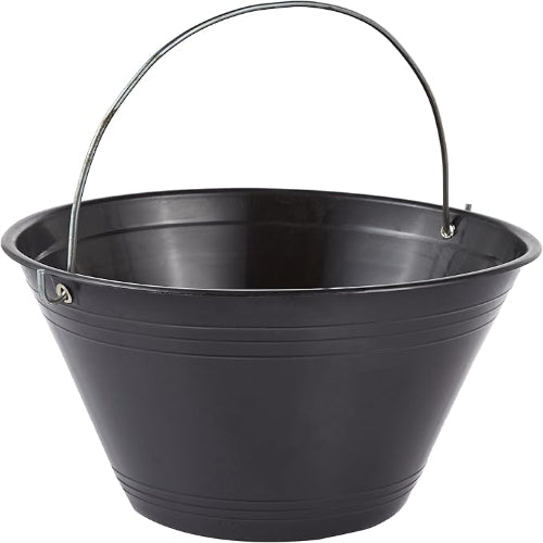 PVC Bucket – Black – Durable Plastic Utility Bucket for Home, Cleaning, and Industrial Use