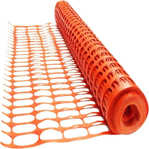 Safety Orange Mesh 1 x 10 Yard – Durable Construction Safety Barrier Net for Outdoor Protection and Visibility