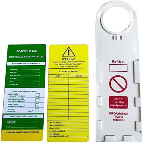 Scaffolding Tag – Durable Safety & Inspection Tags for Construction Sites
