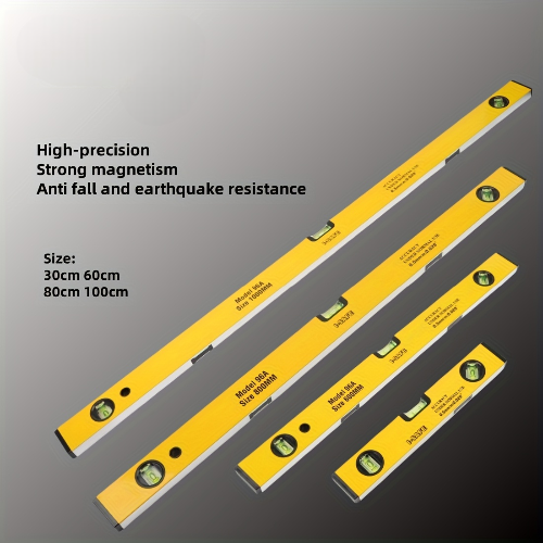 Spirit Level 18" – Precision Aluminum Measuring Tool for Construction & DIY Projects