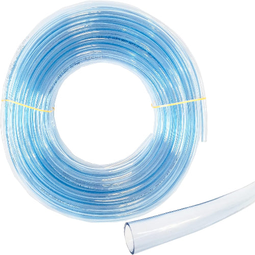 Water Level Pipe 1/4 Inch x 10 Yards – Transparent PVC Tube for Construction & Plumbing Use 