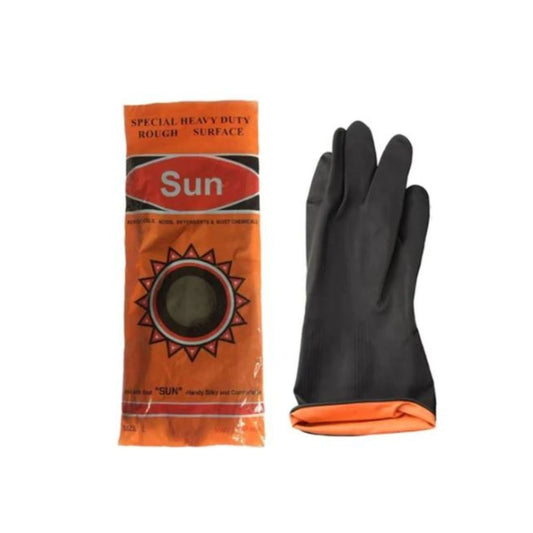 Rubber Hand Gloves – Durable, Waterproof & Reusable Gloves for Cleaning, Kitchen, and Industrial Use