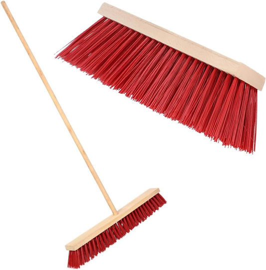 Hard Brush with Handle(10pcs) – Heavy-Duty Cleaning Brush for Floor, Garage & Industrial Use