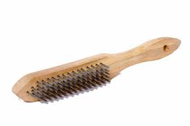 Wire Brush with 3-Lines x 16 – Heavy-Duty Cleaning & Rust Removal Tool for Industrial & Household Use