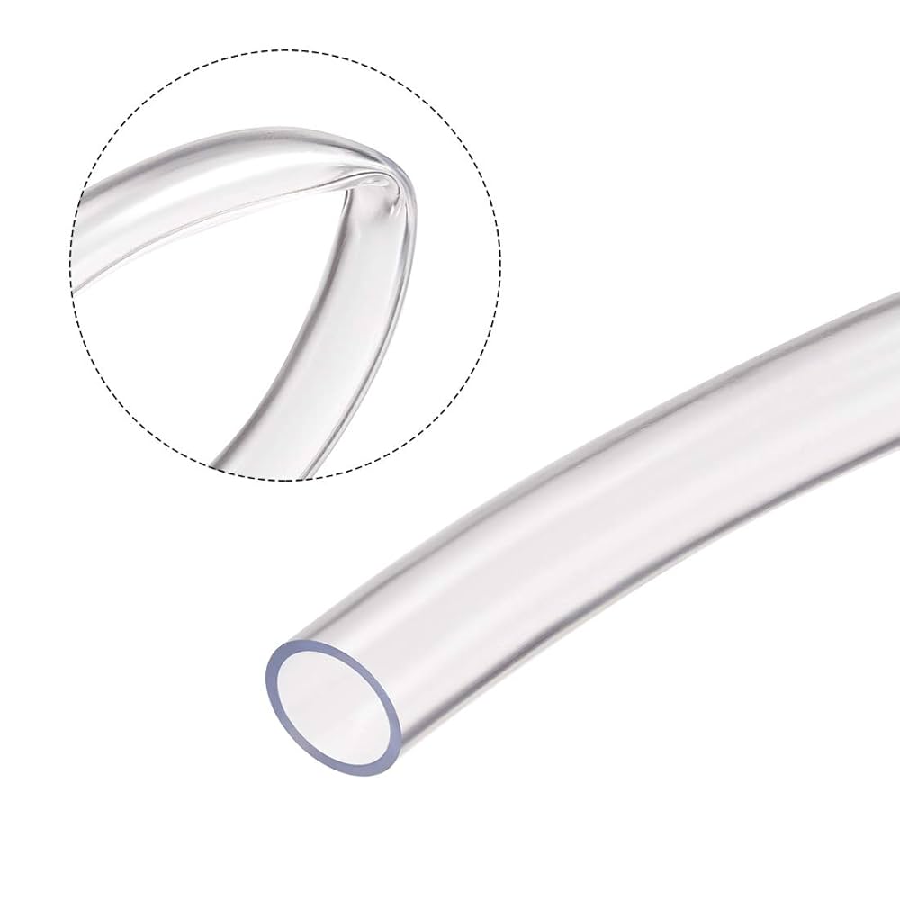 Water Level Pipe 1/4 Inch x 10 Yards – Transparent PVC Tube for Construction & Plumbing