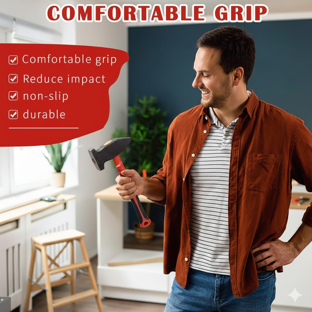 Mason Hammer 500g – Durable Bricklaying Hammer for Construction & Masonry Work