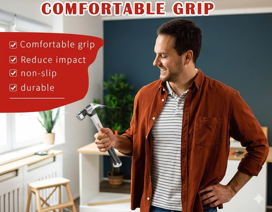 Carpentry Hammer 500g – Durable Steel Head with Wooden Handle for Professional & DIY Use